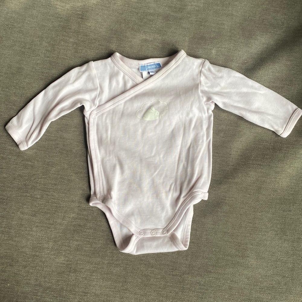 Jacadi Baby Girl Pink Bodysuit 3m